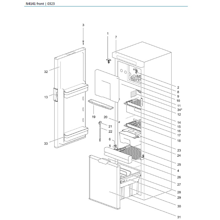 Delar Thetford N4141