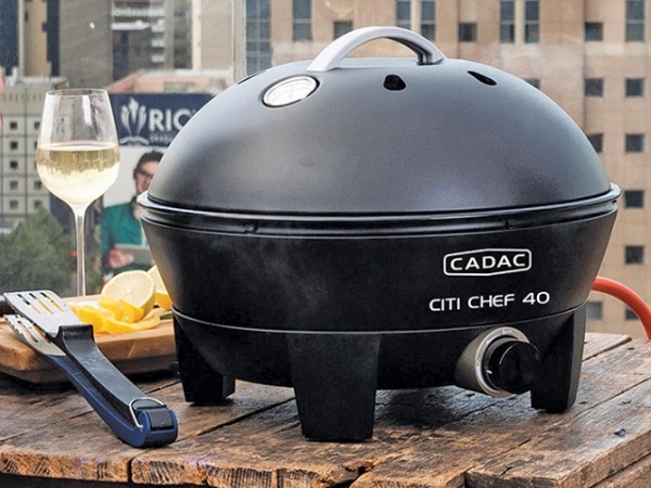 Gasolgrill Cadac Citi Chef 40 Inkl. Väska Svart | Gasolgrillar Cadac ...